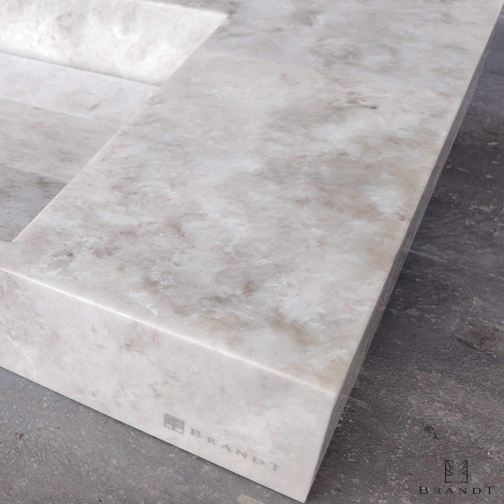 EDGE Basin 120 cm Nebula White
