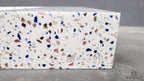EDGE Basin 90 cm Terrazzo White